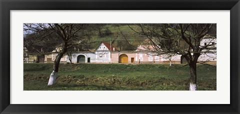 Framed Biertan, Transylvania, Mures County, Romania Print