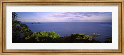 Framed Island in an ocean, Papagayo Peninsula, Costa Rica Print