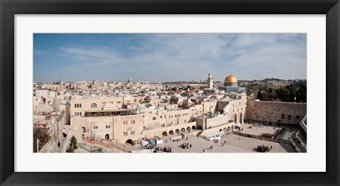 Framed Wailing Wall, Jerusalem, Israel Print