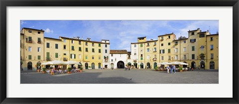 Framed Piazza Dell&#39;Anfiteatro, Lucca, Tuscany, Italy Print