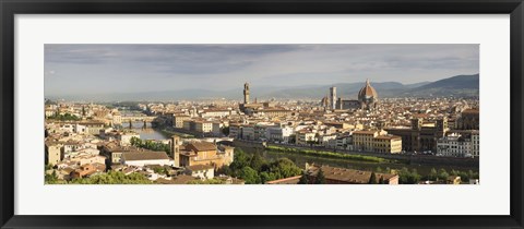 Framed Florence skyline, Tuscany, Italy Print