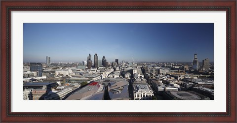 Framed City of London from St. Paul&#39;s Cathedral, London, England 2010 Print
