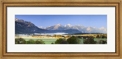 Framed King&#39;s Region and Allgau Alps, Bavaria, Germany Print