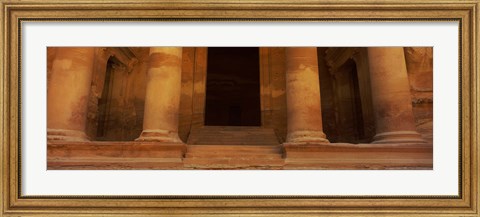 Framed Doorway to the Treasury, Wadi Musa, Petra, Jordan Print