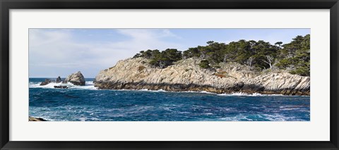 Framed Coastline, Point Lobos State Reserve, Carmel, Monterey County, California Print