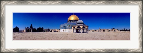 Framed Dome of The Rock, Temple Mount, Jerusalem, Israel Print