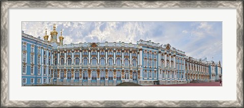 Framed Catherine Palace courtyard, Tsarskoye Selo, St. Petersburg, Russia Print