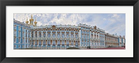 Framed Catherine Palace courtyard, Tsarskoye Selo, St. Petersburg, Russia Print