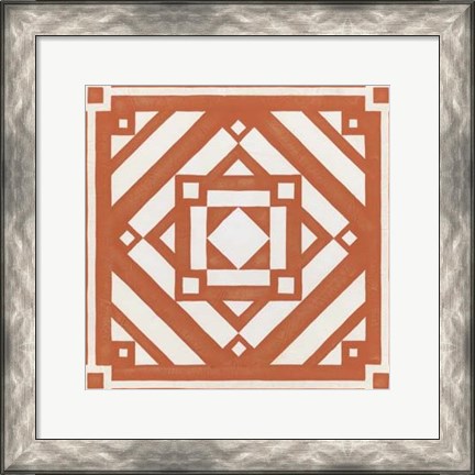 Framed Modern Quilt IV Print