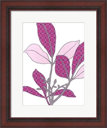 Framed Modern Foliage III Print