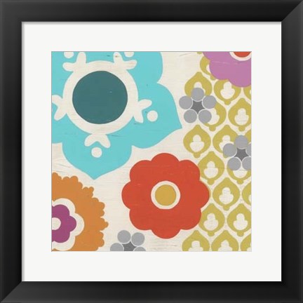 Framed Candy Blossoms II Print