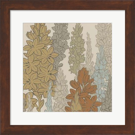 Framed Meadow Blooms I Print