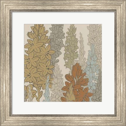 Framed Meadow Blooms I Print
