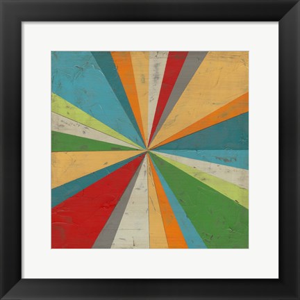 Framed Carnival Lights II Print