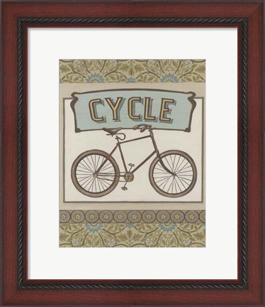 Framed Cycle Print
