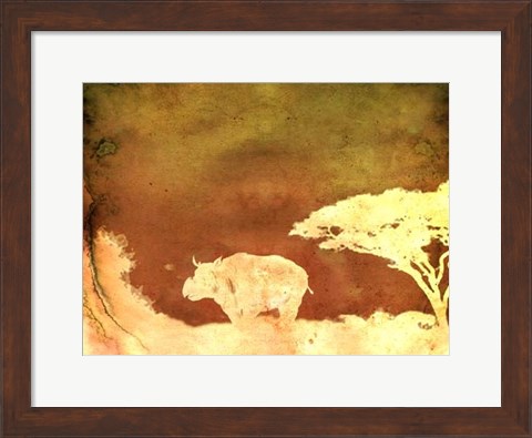 Framed Safari Sunrise II Print