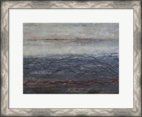 Framed Sunrise in Winter II Print