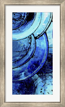 Framed Blue Moons I Print