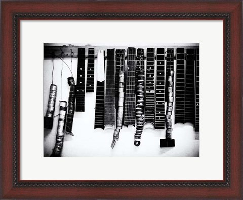 Framed Guitar Factory I Print