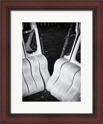 Framed Guitar Factory VI Print