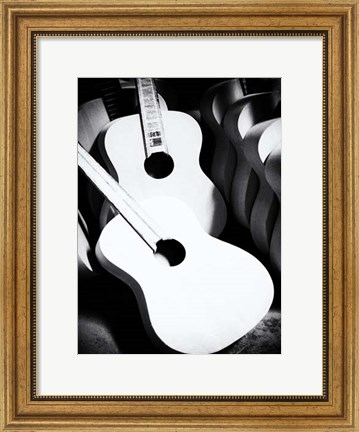 Framed Guitar Factory VII Print