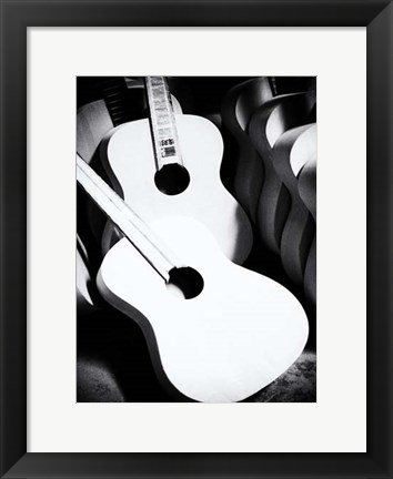 Framed Guitar Factory VII Print