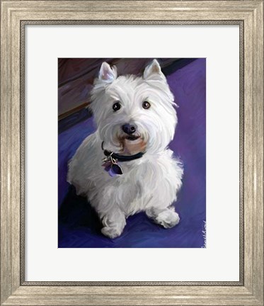 Framed West Highland Terrier Print