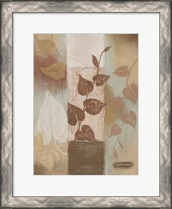 Framed Spa Silhouette IV Print