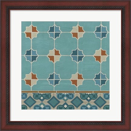 Framed Moroccan Tile III Print