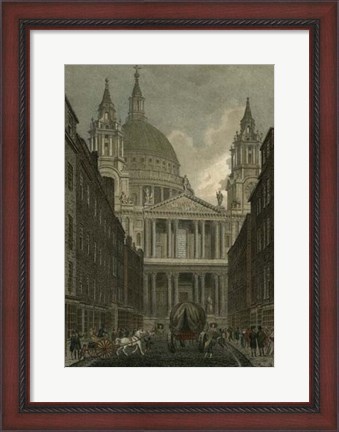 Framed St. Paul&#39;s Cathedral, London Print