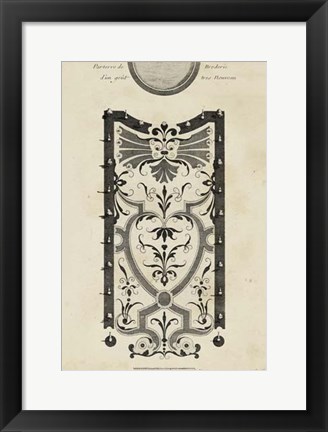 Framed Garden Parterre IX Print