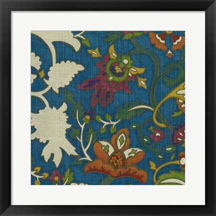 Framed Jewelled Pashmina II Print