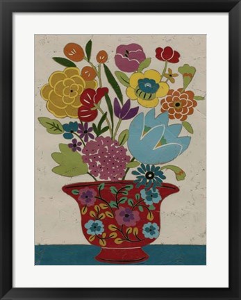 Framed Sentimental Bouquet II Print