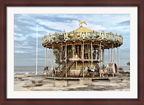 Framed Arcachon Carousel Print