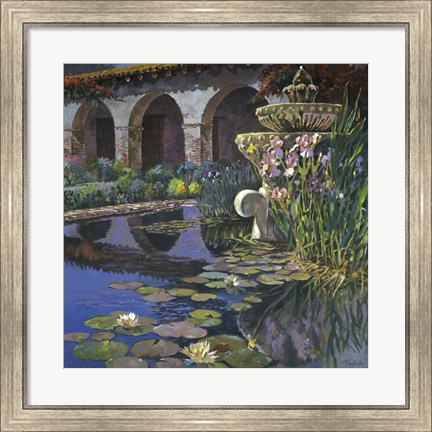 Framed Fountain at San Miguel I Print