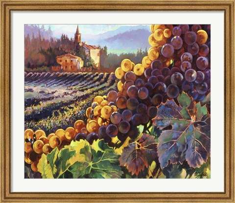Framed Tuscany Harvest Print