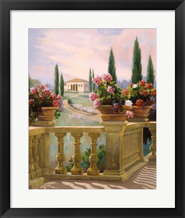 Framed Tuscany Morning Print