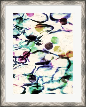 Framed Bubble Abstract II Print