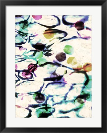 Framed Bubble Abstract II Print