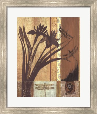 Framed Asian Iris Print