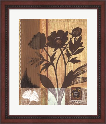 Framed Asian Peonies Print