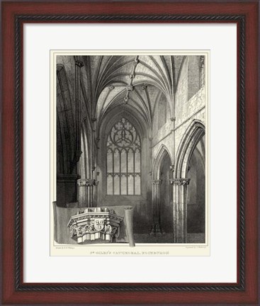 Framed Gothic Detail II Print
