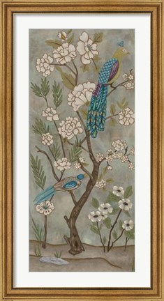 Framed Gardenia Chinoiserie II Print