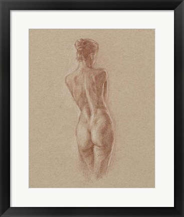 Framed Standing Figure Study II Print