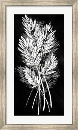 Framed Palm Leaf Fresco II Print