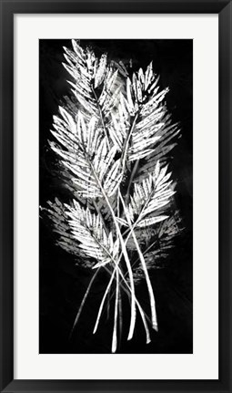 Framed Palm Leaf Fresco II Print