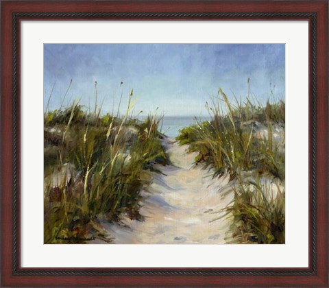 Framed Seagrass and Sand Print