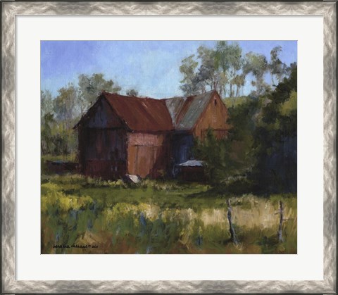 Framed Amish Country Barn Print
