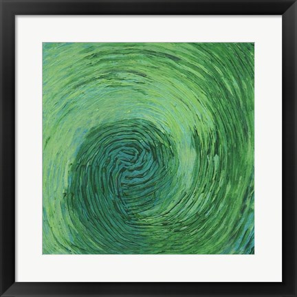 Framed Green Earth II Print