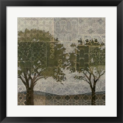 Framed Patterned Arbor II Print